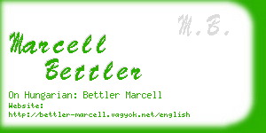 marcell bettler business card